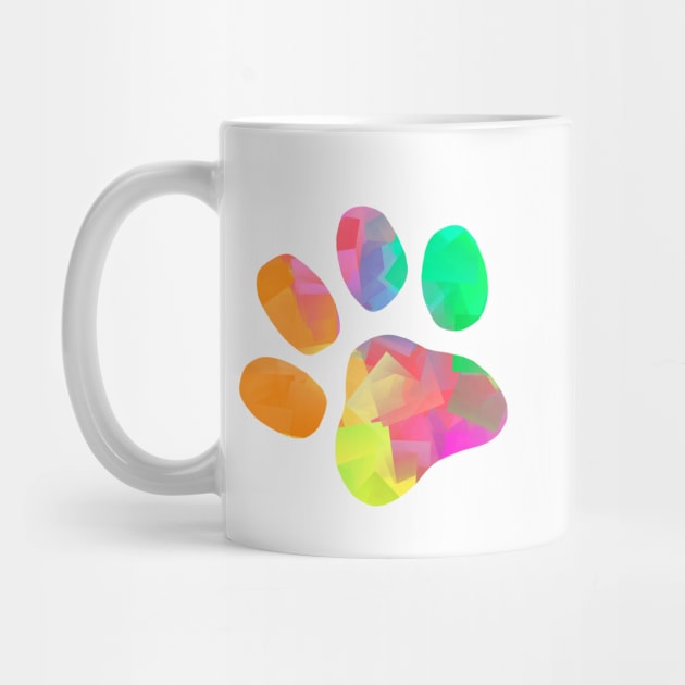 ABSTRACT Paw Print by SartorisArt1